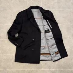 LANVIN ダブルコート ブラック ウール100% アルパカ混 L~LLのサムネイル
