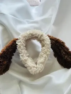 USJ スヌーピー 犬耳 カチューシャ 足跡刺繍付き