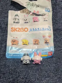 びっくらたまご SKZOO ふろふちころりん ウルフチャン　トゥエッキ