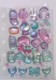 ボンボンドロップシール　めろめろ　ぴこぴこ　ナイトミャウ　おすそわけ