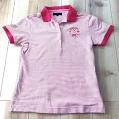 Callaway ストライプポロシャツ L