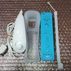 綺麗なwiiリモコンプラス　青　フルセット