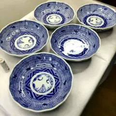 古伊万里波型小皿 4枚 波佐見焼 献上古伊万里 五寸皿 14.5cm 西海陶器の通販｜【公式