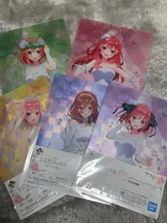 五等分の花嫁　一番くじ クリアファイルセット 5枚セット ②