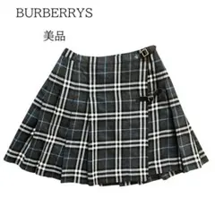 BURBERRY　バーバリー　プリーツ　ラップスカート　ミニ丈 2025年最新】BURBERRY ミニスカートの人気アイテム - メルカリ