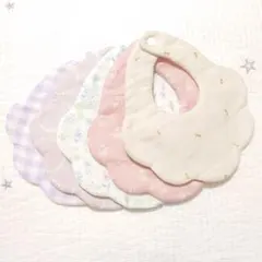 No.56 ハンドメイドもくもくスタイ5枚セット