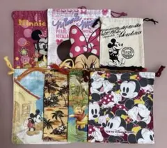 ディズニーキャラクター 巾着袋 7枚セット