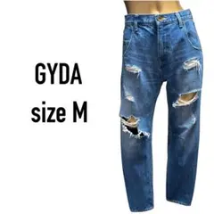 GYDA ダメージ スキニー デニム