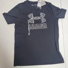 新品　未使用　UNDER ARMOUR ロゴTシャツ ブラックのサムネイル