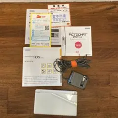 ニンテンドーDS Lite クリスタルホワイト 本体　説明書、箱付き　動作確認済