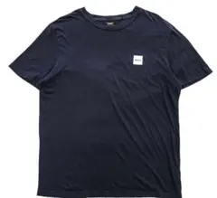 HUGO BOSS クルーネック Tシャツ XXL ブラック ワンポイントロゴ