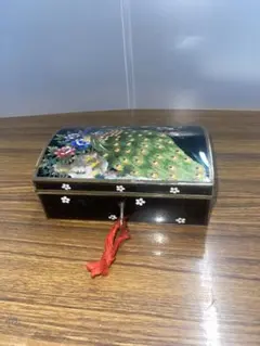 国宝級【大天使ミカエル様・金龍様】金孔雀・開運ジュエリーボックス