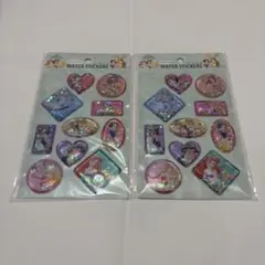 ディズニー プリンセス　ウォーター シール　アリエル　シンデレラ　ラプンツェル