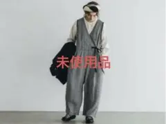 UpcycleLino ネストローブギンガムアシメサロペットのサムネイル