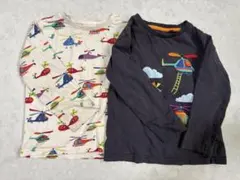 NEXT ネクスト 長袖Tシャツ 2枚セット 100 男の子 ヘリコプターのサムネイル