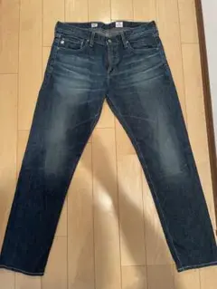 AG-ED DENIM TRAVISダメージエイジドデニム 33 ダークブルー