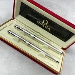 美品 非売品 OMEGA オメガ ボールペン『 赤▫黒 』2本セット - メルカリ