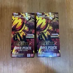 ワンピースカード《未開封シール付》ザ・ベスト２ 2箱