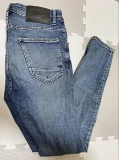 ZARA ブルーデニム スキニー パンツ