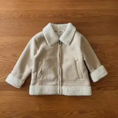 ＜PAIR MANON＞ペアマノン 110 ムートンコート　IVORY