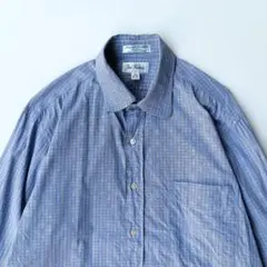 90s USA製 Paul Frerick チェック柄 長袖シャツ