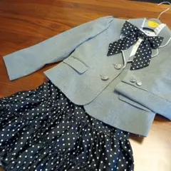 グレーのフォーマルドレスセット 120cm　マザウェイズ