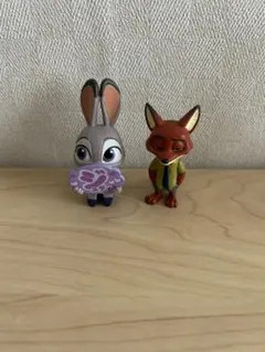 ズートピア ジュディ・ホップス ニック・ワイルドのカプセルトイ