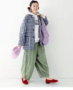 nest Robe コットンリネンコクーンカーゴパンツのサムネイル