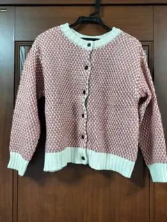 サマンサモスモス SM2 ラーベン編み ニット カーディガン 前後着 FREE