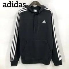 未使用品　adidas アディダス　スウェット　プルオーバー　ブラック　Lサイズ