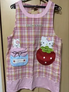 ハローキティ エプロン フリーサイズ　保育士