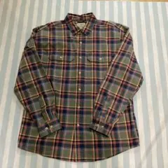 エルエルビーンL.L.Bean 長袖チェックシャツ　JAPAN Ｌ