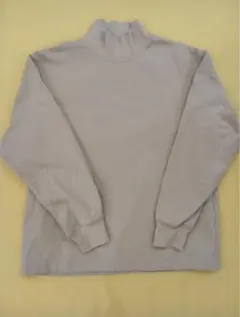 ★美品★UNIQLO U ブラッシュドモックネックT シャツ　長袖　ベージュ　M