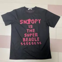 スヌーピー 半袖Tシャツ 黒　夏服のサムネイル