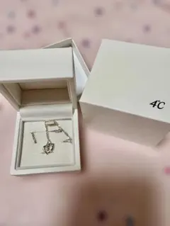 4℃ エターナルシルバー ネックレス　 ✨ダイヤモンド0.02ct