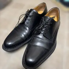 極美品】オリエンタル バイロン2 BLACK プレーントゥ メンズ26.0