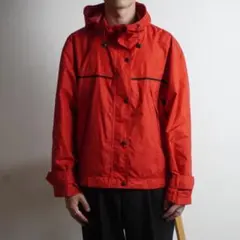 90s~ Eddie Bauer ナイロンジャケット 白タグ レッド/IW422
