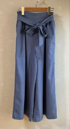 COMME CA MODELS ワイドパンツ ブルー 7号