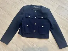 ZARA ゴールドボタンショートブレザー Mサイズ