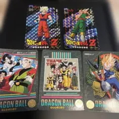 ドラゴンボールZ トレーディングカードセット5枚　当時物
