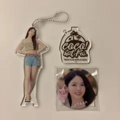 NiziU AYAKA アヤカ coconut fes アクリルスタンド缶バッジ