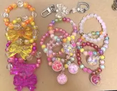 ブレスレット 平成女児 カラフルビーズセット