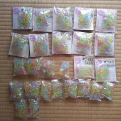 キャンディミックス クラフト用ビーズ27袋　まとめ売り　レトロ