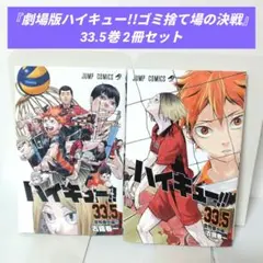 ★美品★ 即日発送 ハイキュー 映画入場者プレゼント 33.5巻 2冊セット