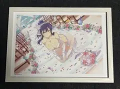 切抜 額装 A4サイズ シノビマスター 閃乱カグラ NEW LINK 凛