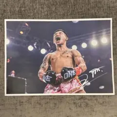 ONE 173 ロッタン 直筆サイン写真 証拠有り！グッズ 武尊