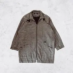 90s VINTAGE ジップアップ ジャケット チェック クラシック レトロ