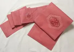 夏帯　絽　透かし刺繍　正絹九寸名古屋帯　カジュアル　お稽古　a280