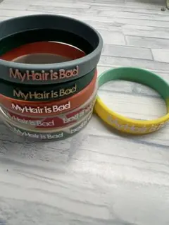 My Hair is Bad ラバーバンド 6本セットのサムネイル