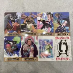 ワンピース 海賊王グミカード　8枚セット